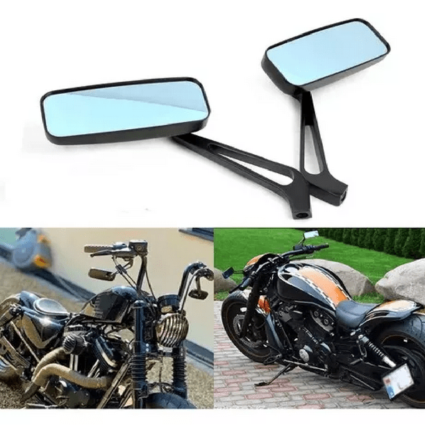 Par Espejos Moto Harley Negro Walmart en línea