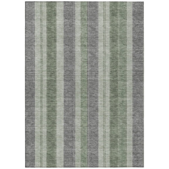 Dalyn Rugs Machine Washable Indoor/Outdoor Chantille Green 2'6" x 3'10" Rug