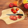 thumbnail image 6 of LotFancy Pizza Peel 12 inch, Wood Pizza Spatula Paddle, Pizza Board with Handle, 17x 12 in,Brown, 6 of 6