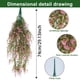 thumbnail image 1 of Flores artificiales Rosa simulada Flor artificial Acondicionador de conductos Bloqueo de techo de sala de estar Decoración Envoltura de plástico Plantas Vides Flores artificiales Gloria de la mañana c, 1 of 5