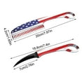 thumbnail image 2 of C-351 H Creative Survival Comb Knife Multi Tool Portable Outdoor Camping Accessory Stainless Steel, 2 of 6