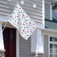 thumbnail image 6 of Lsque Dinosaur Pattern Flag,Dinosaur Printed Garden Flag 48 x 72 in - Double Sided Small Flags for Yard, 6 of 9
