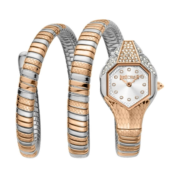 Just Cavalli Women's Snake 316L Stainless Steel Watch JC1L193M0085