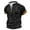 Mens T Shirts Black, variant on M-5X Plus Size Mens Big & Tall T Shirts with Drawstring Stand Collared Short Sleeve Tshirts Shirt Vintage Solid Color Pullover Going-Out Tees Tops
