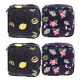 thumbnail image 1 of MasteelfCA 4pcs Travel Menstrual Pads Storage Pouches Nursing Mat Storage Bags (Navy), 1 of 7