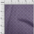 thumbnail image 2 of oneOone Rayon Purple Fabric Geometric Diy Clothing Quilting Fabric Print Fabric By Yard 56 Inch Wide, 2 of 4