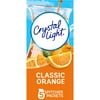 Crystal Light Classic Orange Naturally Flavored Powdered Drink Mix with Caffeine, 5 ct Pitcher Packets