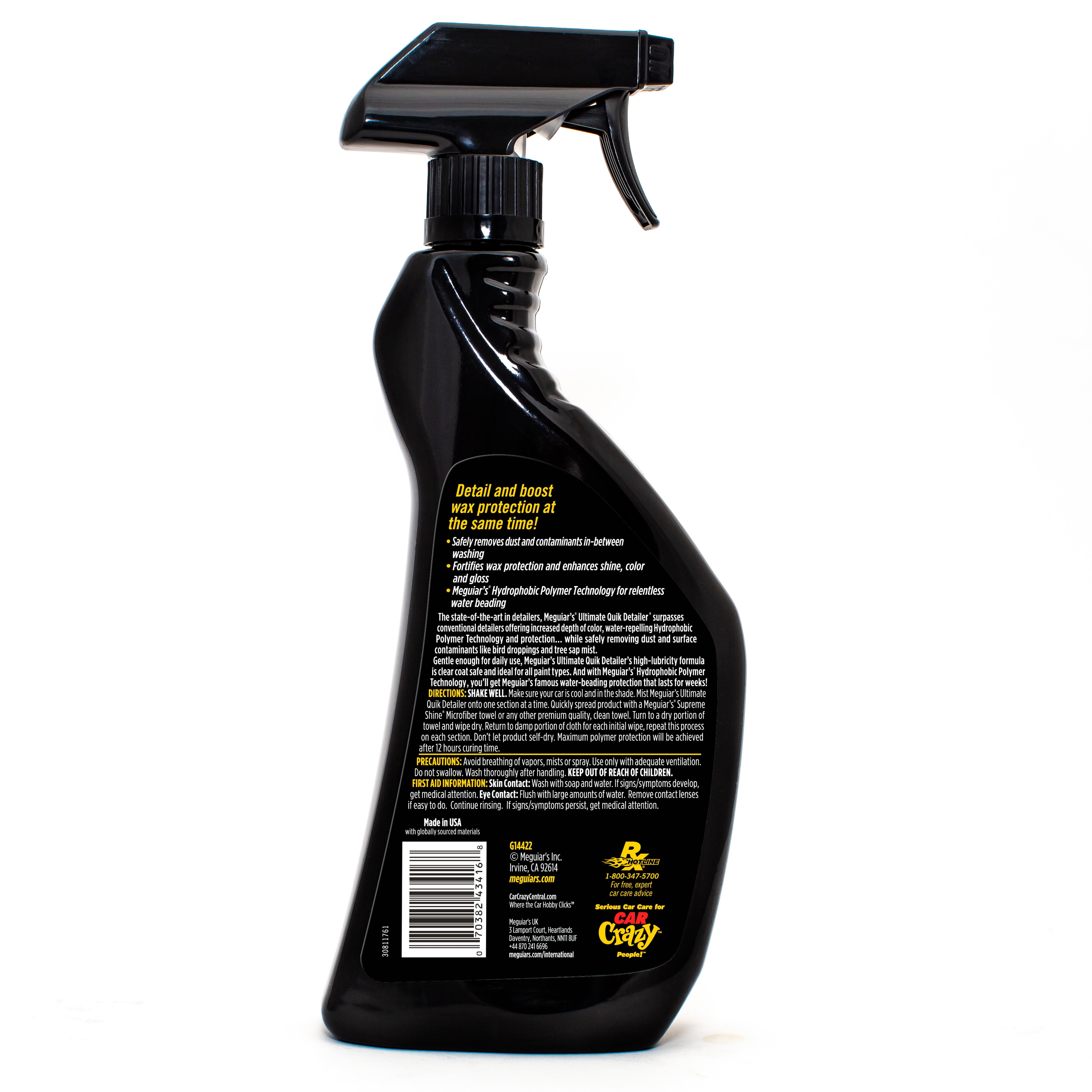 Meguiar's G201024EU Ultimate Quik Detailer, Spray cleaner Anti