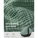 thumbnail image 2 of Funda de asiento de coche para bebé Blissful Diary, de malla, a prueba de viento, color verde romano, 2 of 7