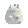 thumbnail image 1 of Adorable almohada de peluche de dinosaurio, juguetes de peluche de peluche, almohada de peluche abrazable Blanco, 1 of 9