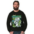 thumbnail image 4 of Popeye Characters Kanji Comic Panel Men's Crewneck Sweatshirt Brisco Brands M, 4 of 6