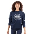 thumbnail image 3 of Distressed Dubble Bubble Retro Double Sweatshirt for Men or Women Brisco Brands S, 3 of 6