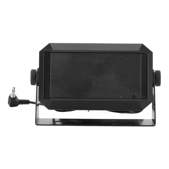 Haut-parleur Radio CB, Plug and Play 3.5mm Plug Radio de Voiture Haut-Parleur Externe Haute Performance 5W pour Émetteur-Récepteur Mobile pour Radio CB