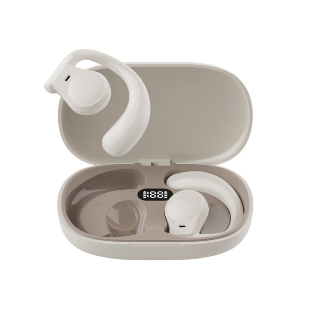 Auriculares Inalámbricos Bluetooth Auriculares Inalámbricos Bluetooth 48Hrs Play Back Auriculares Deportivos con Pantalla Led Over-Ear Buds con Auriculares Micrófono Incorporado para el Entrenamiento