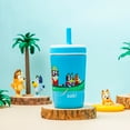 thumbnail image 4 of Zak Designs 12oz Bluey Kelso Toddler Cups For Travel or At Home, Vacuum Insulated Stainless Steel Sippy Cup With Leak-Proof Design is Perfect For Kids (Bluey, Bingo, Grandad Mort), 4 of 13