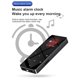 thumbnail image 4 of Reproductor de MP3 MP4 Bluetooth 8G Reproductor de MúSica HiFi Compatible con Tarjeta, con Reloj Despertador FM PodóMetro E-Book Altavoz Incorporado-Plata, 4 of 5
