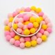 thumbnail image 4 of Mini pompones de espuma de poliéster de 15 mm, 144 piezas de bolas esponjosas, mezcla de colores, pompones suaves para niños, manualidades creativas, decoración navideña, 4 of 4