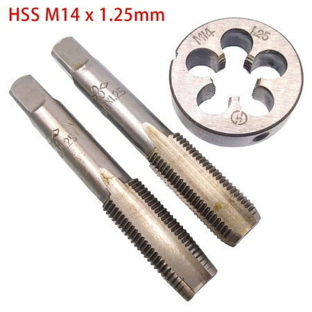 

HSS M14 x 1.25mm Taper & Plug Tap & M14 x 1.25mm Die Metric Thread Right Hand