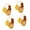 Orange, variant on 4Pcs Elegant Easter Party Favors Bags With Lovely Chicken Pattern for Friend