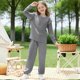 thumbnail image 4 of Conjuntos de blusas y camisas de cuello redondo y manga larga para niñas y niños, otoño invierno, blusas de cuello redondo y manga larga, pantalones cortos casuales, traje deportivo para bebé, top de, 4 of 7
