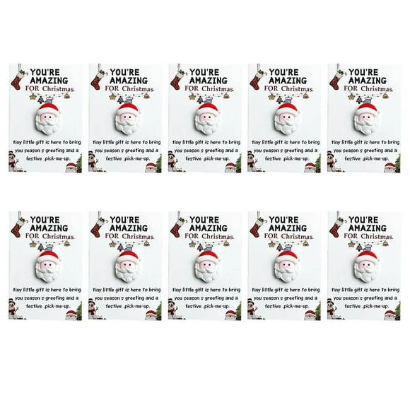 10PCS Little Pocket Christmas Card