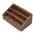 thumbnail image 1 of Organizador de tarjetas de presentación de madera multifuncional para encimera Marrón, 1 of 9