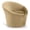 Camel, variant on Bowery Hill Contemporary Solid Wood Frame Cognac Durable Velvet Accent Chair