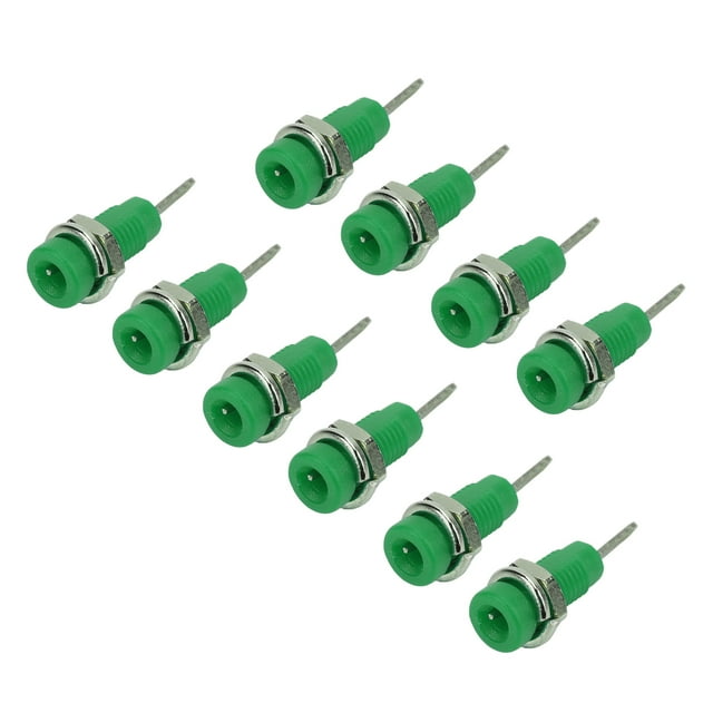 2mm Banana Jack 2mm Extended Post Plug 2mm Banana Jack Socket Adapter 10Pcs J.40003 2mm Banana Jack Panel Socket Extended Post Plug Adapter For Electronic Instrument