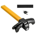 thumbnail image 1 of Steering Wheel Lock, Universal Anti-Theft Car Auto Security Lock with 2 Keys, Sponge Pad, 1 of 5