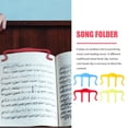 thumbnail image 4 of Shisuyan 4Pcs M-shaped Sheet Music Clips Acrylic Music Book Clips Music Score Sheet Clamps, 4 of 9