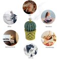 thumbnail image 6 of Succulent (Cactus) Style Closed Incense Bakhoor Burner - Teal, 6 of 7