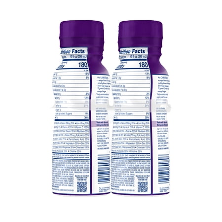 GLUCERNA 1G TOTAL SUGARS, CHOCOLATE, 10-FL-OZ BOTTLE, 4 PACK