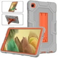 thumbnail image 1 of Allytech Case Compatible with Samsung Galaxy Tab A7 Lite 8.7" 2021 Released M-T220/T225, Kids Friendly Heavy Duty Shockrpoof High Impact Protective Case for Samsung Galaxy A7 Lite 8.7" - Gray, 1 of 6