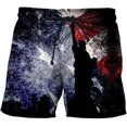 thumbnail image 1 of Pantalones cortos con estampado 3D de bandera nacional de EE. UU. Y Reino Unido para hombre, ropa de calle informal a la moda, pantalones cortos de playa, ropa deportiva masculina, nuevo Fivean unisex, 1 of 2