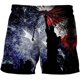 thumbnail image 1 of Pantalones cortos con estampado 3D de bandera nacional de EE. UU. Y Reino Unido para hombre, ropa de calle informal a la moda, pantalones cortos de playa, ropa deportiva masculina, nuevo Fivean unisex, 1 of 2