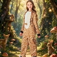 thumbnail image 3 of Dakiuu Kids Reindeer Christmas Costume Hooded Long Sleeve Jumpsuit With Antlers And Tail, 3 of 7
