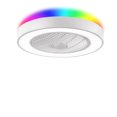 thumbnail image 1 of Ventilador de techo LEDIARY 51 cm sin aspas RGB 6 velocidades blanco, 1 of 7