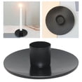 thumbnail image 4 of Baohd Pillar Candle Holder Candlelight Home Decor for Party Christmas Dining Black Large, 4 of 9