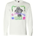thumbnail image 3 of Inktastic St. Petersburg Florida Cute Swimming Manatee Long Sleeve T-Shirt, 3 of 5