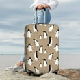 thumbnail image 3 of Lsque Lovely Penguin Printed Luggage Cover, Travel Luggage Protector,Scratch and Dirt Resistant, Fits 18-32 Inch Luggage - Small, 3 of 9