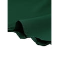 thumbnail image 4 of Blusa de oficina Allegra K manga larga Media tapeta cuello en punta mujer Verde oscuro S, 4 of 4