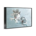thumbnail image 4 of Stupell Industries Magnolia Branch on Blue Botanical & Floral Painting Black Framed Art Print Wall Art, 30 x 20, 4 of 10