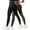 Blackish Green, variant on 2 Pack High Waist Yoga Pants with Pockets for Women Tummy Control Buttery Soft Thick Leggings Workout Running Yoga Leggings Non See-Through Squat Proof Gym Pants, Blackish Green,L