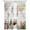 Gray, variant on Semi Sheer Window Curtains 45 Inches Long, World Map Rod Pocket Voile Silky Chiffon Curtain Treatment Drapes for Kitchen, Living Room, Country Famous Building Tourism Bridge Wooden 52"x45", 2 Panels