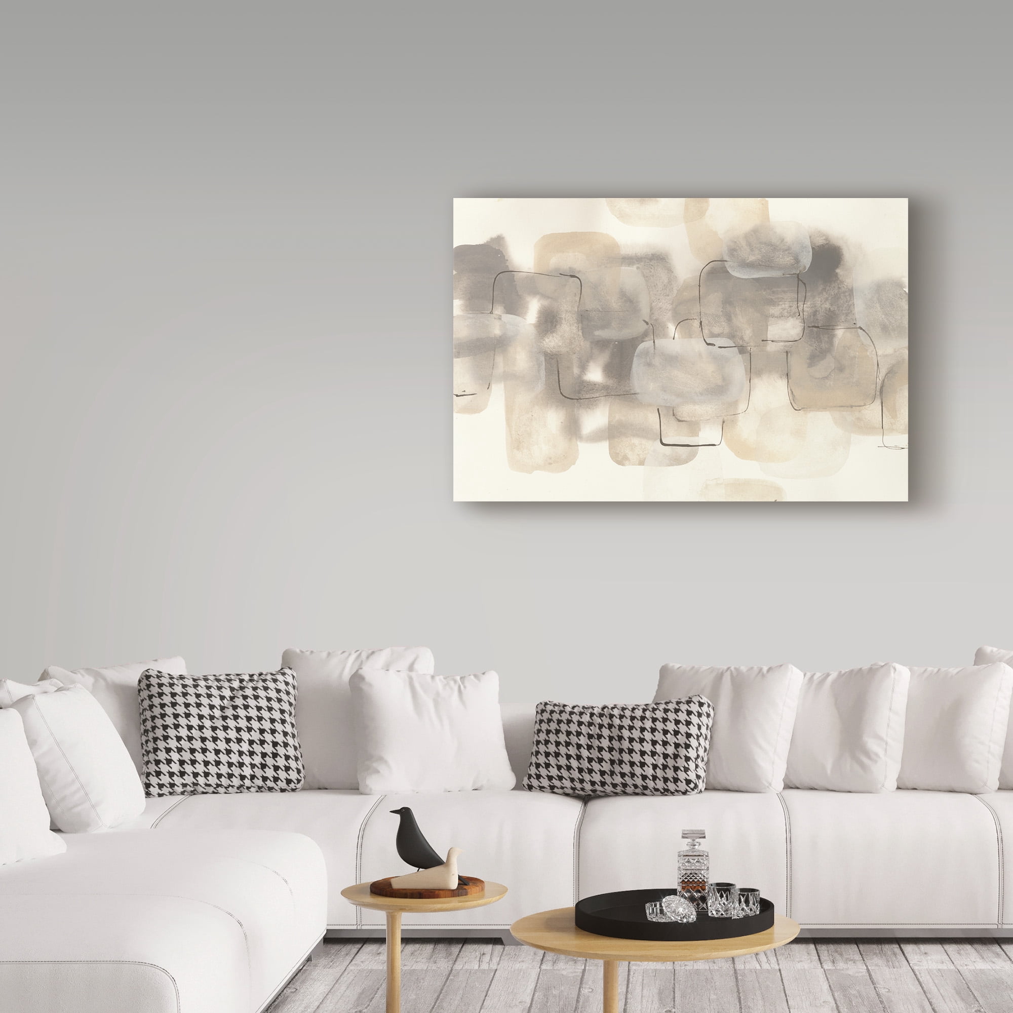 Trademark Fine Art 'Neutral Stacking III' Canvas Art by Chris Paschke
