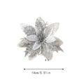 thumbnail image 6 of Easter Cedar Wreath, Easter Wreaths for Front Door, Realistic Pine Wreath, Large Green Cypress Wreaths for Home Fireplace Wall Window Porch Outdoor Xmas Holiday Decor (Silver, L), 6 of 9