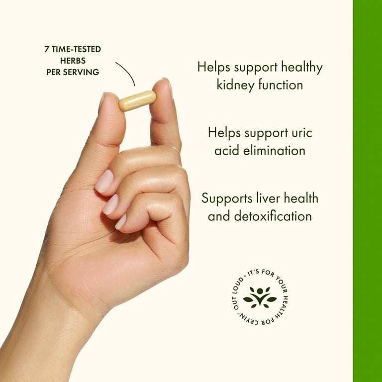 Swanson Uric Acid Cleanse, Natural Kidney Support, 7 Herbal Formula, 60  Veggie Capsules - Walmart.com