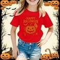 thumbnail image 2 of Byoo Halloween Pumpkin T-Shirt for Boys Short Sleeve Round Neck T Shirt Cotton Tee Top, 2 of 4