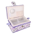 thumbnail image 4 of Household Sewing Basket,Fabric Craft Handmade Sewing Fabric Craft Sewing Basket Cloth Sewing Storage Box Elevated Design, 4 of 8