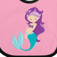 thumbnail image 4 of Inktastic Mermaid Girls Baby Bib, 4 of 4